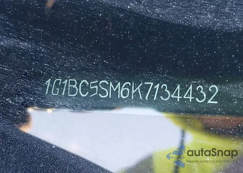 2019 Chevrolet Cruze Ls z USA, uszkodzony, nr VIN 1G1BC5SM6K7134432